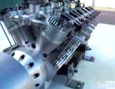 V12 model engine